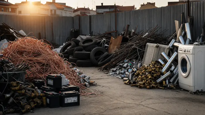 lavadoras, laton, cobre, llantas, hierro, el mejor precio en rolua recicla
